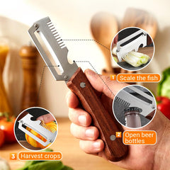 2-Piece Multi-Functional Vegetable Peeler